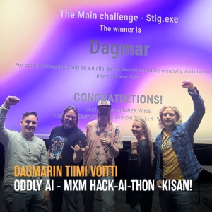 Voitto Dagmarille MXM Hack-AI-thonissa