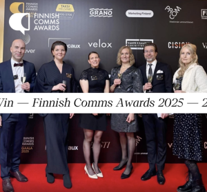 SEKille kaksi voittoa Finnish Comms Awardseissa